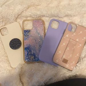 FIVE IPHONE 11 PHONE CASES